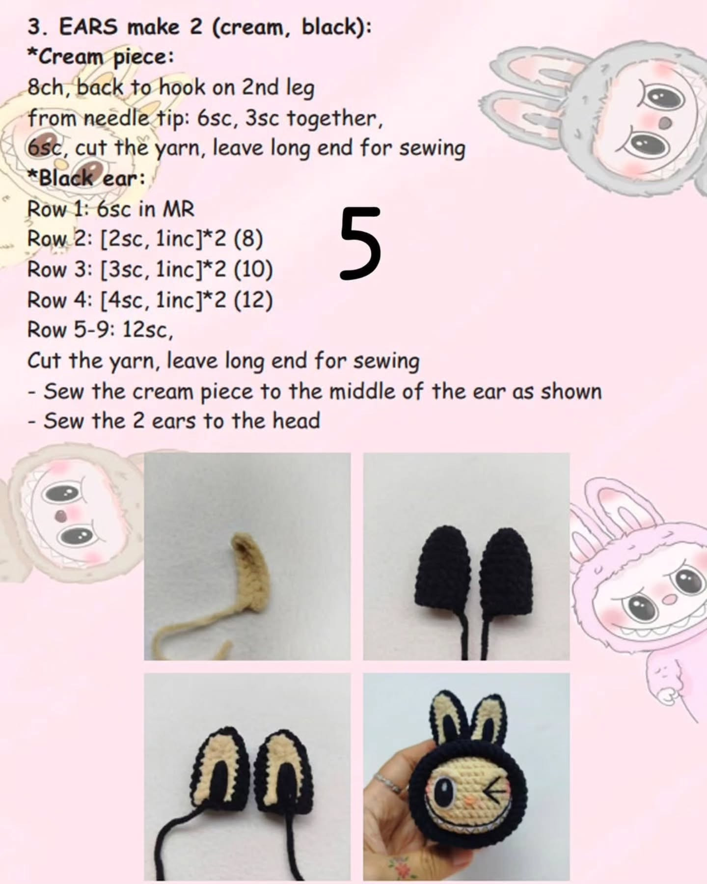 Cute Skeleton Bunny Amigurumi Crochet Pattern Free Download