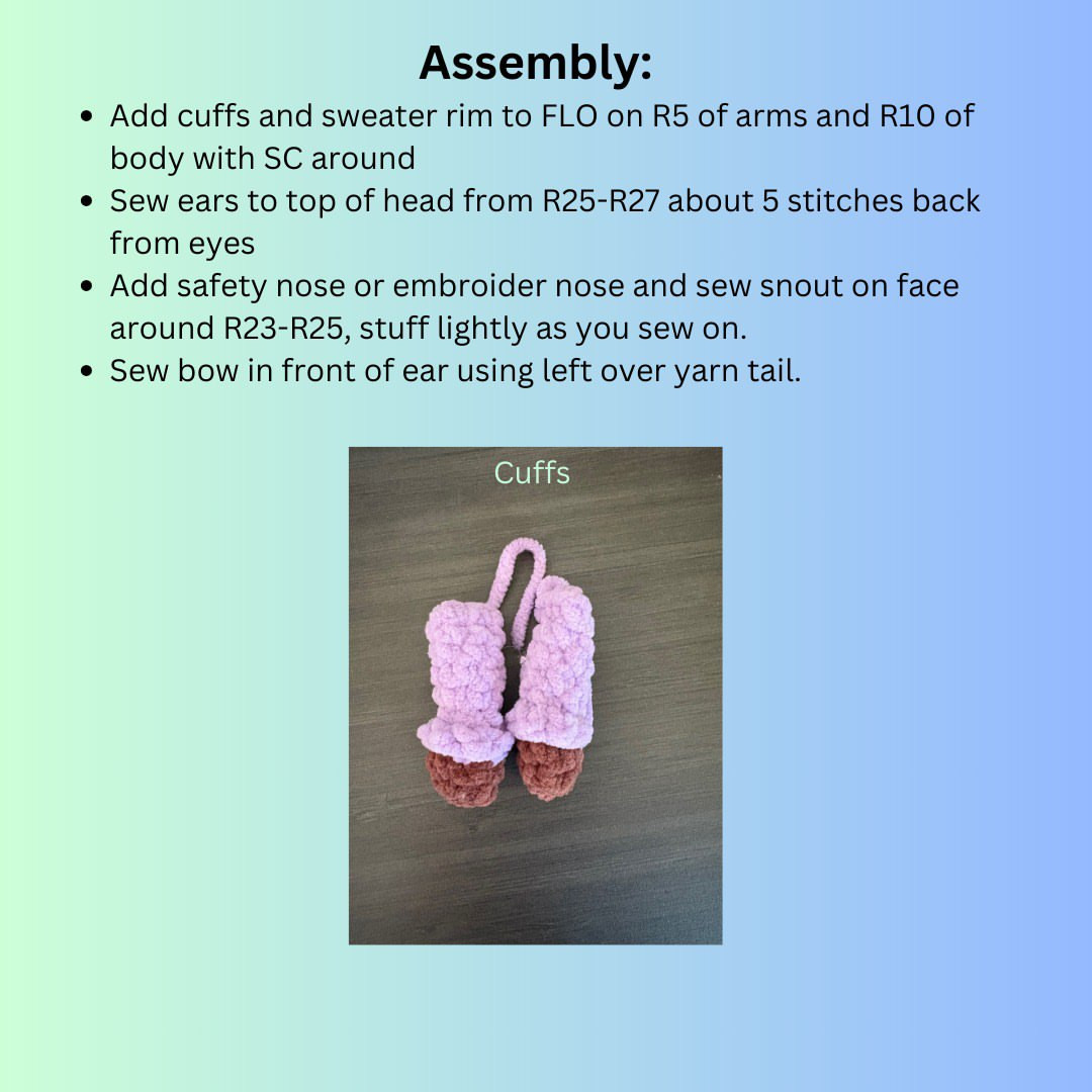 Cute Sweater Bear Crochet Pattern for Beginners to Try