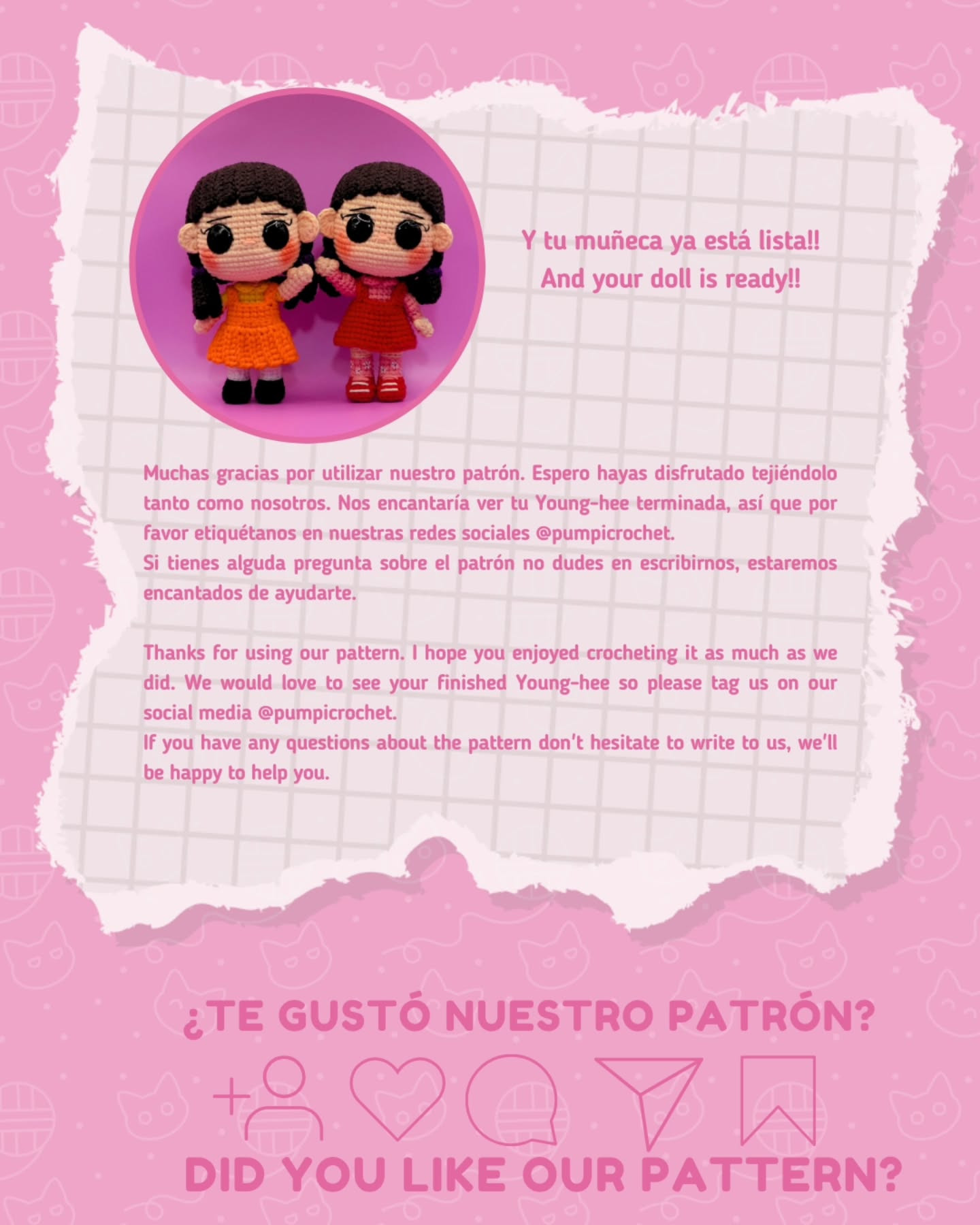 Cute Young-hee Crochet Pattern for Amigurumi Lovers