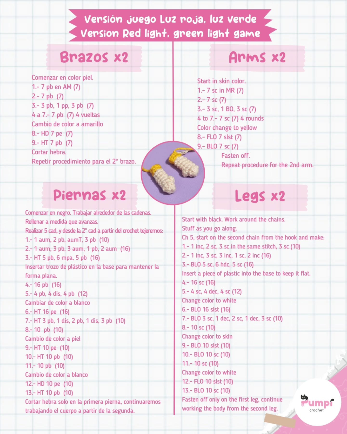 Cute Young-hee Crochet Pattern for Amigurumi Lovers