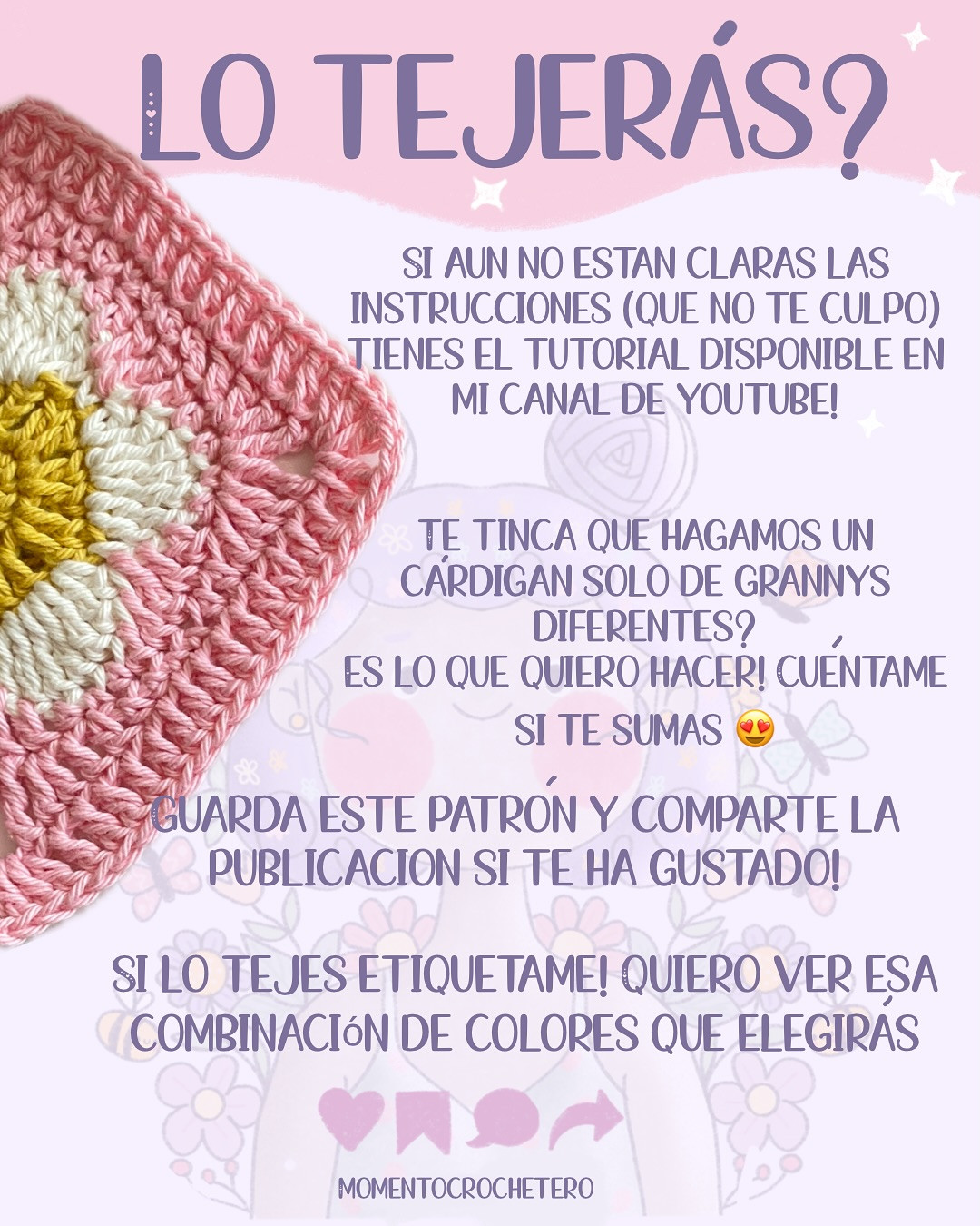 Descubre el encanto de tejer cuadrados granny con nosotros