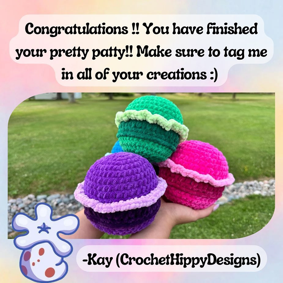 Easy and Fun Pretty Patties Crochet Pattern Tutorial