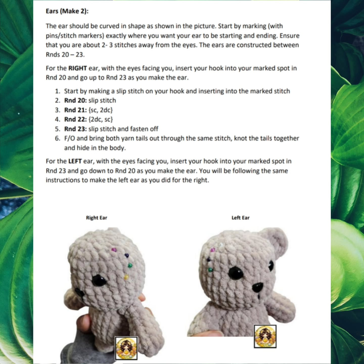 Easy No Sew Crochet Bear Pattern for Beginners