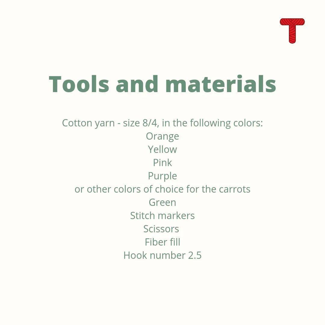 Essential Crochet Tools and Materials for Crafting Carrots
