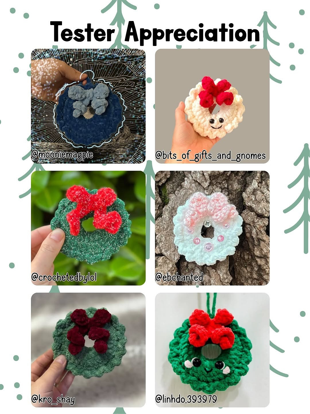 Festive Crochet Wreath Pattern for Holiday Decorations
