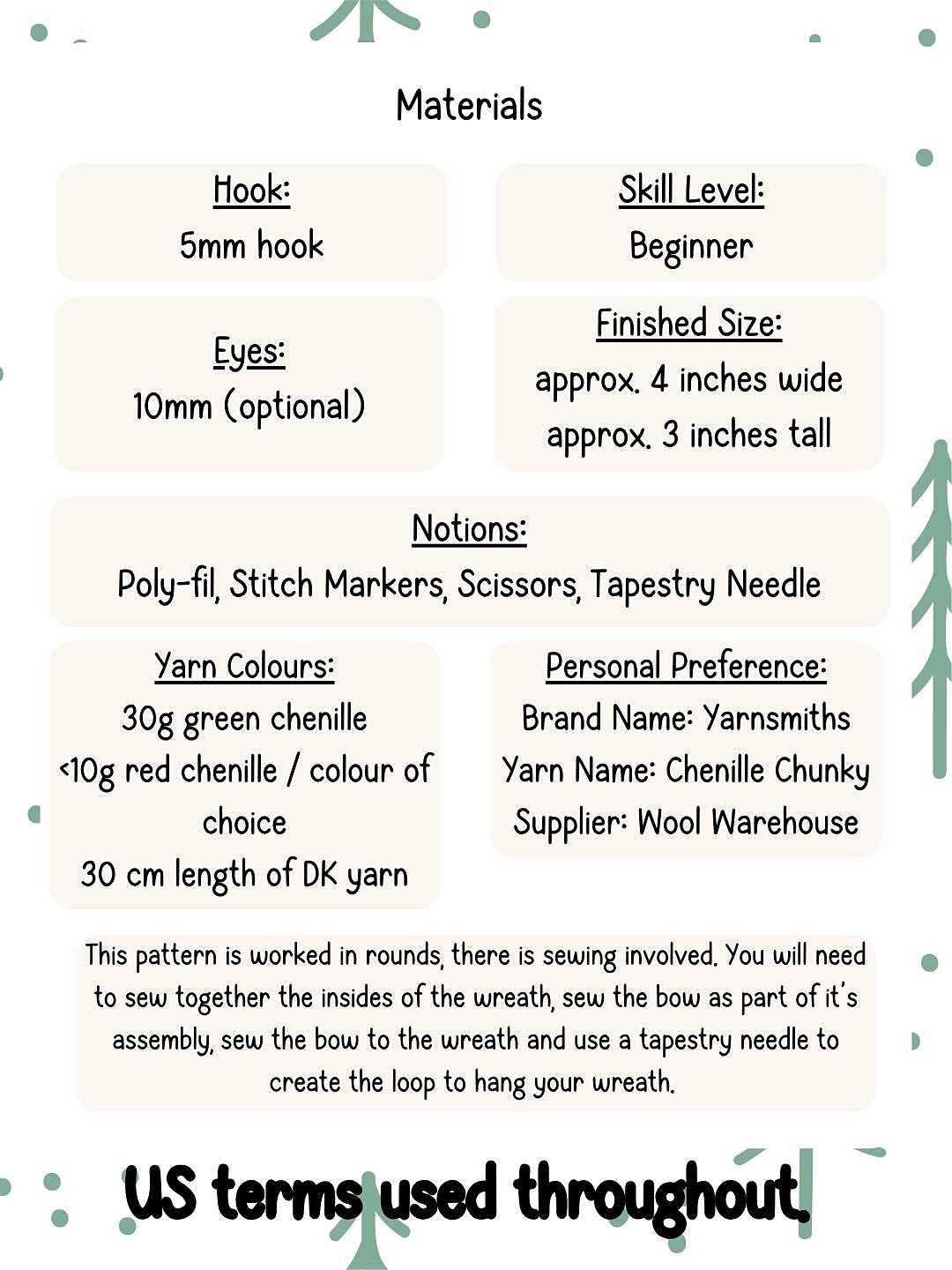 Festive Crochet Wreath Pattern for Holiday Decorations