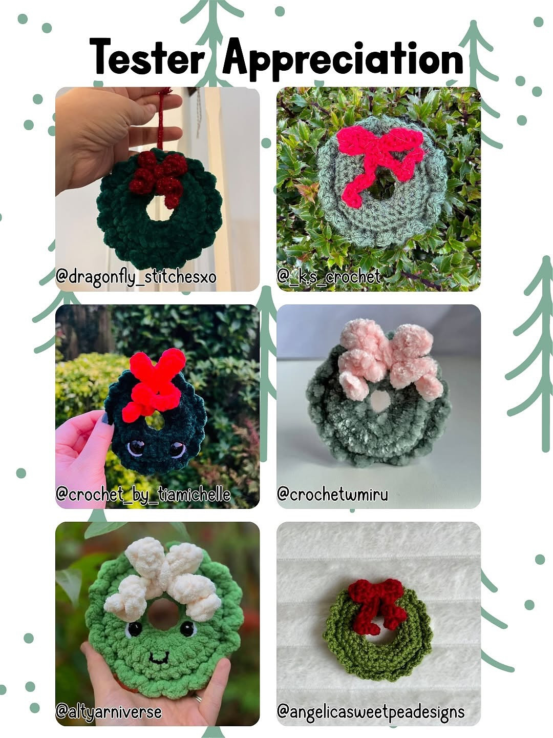 Festive Crochet Wreath Pattern for Holiday Decorations