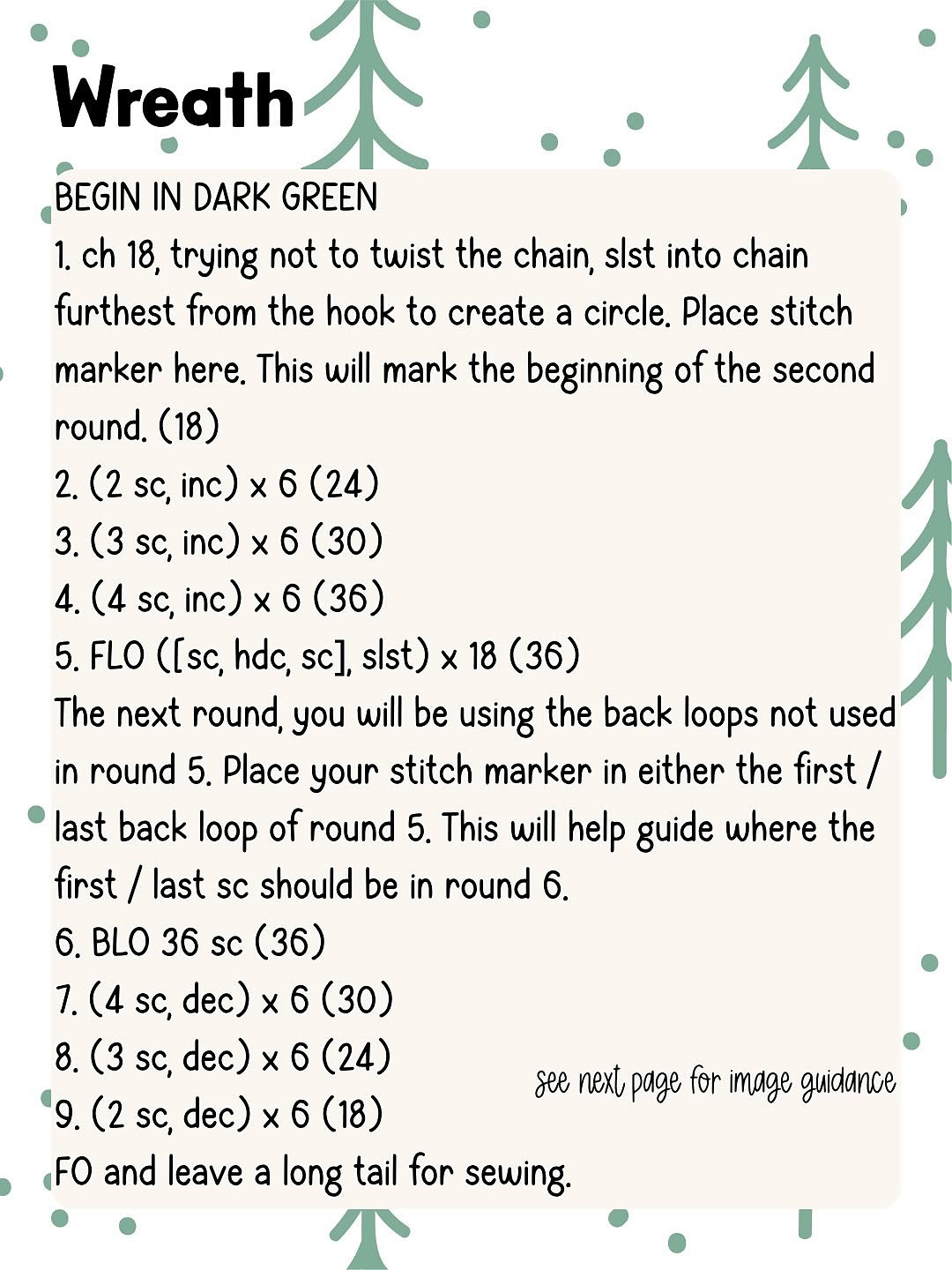 Festive Crochet Wreath Pattern for Holiday Decorations