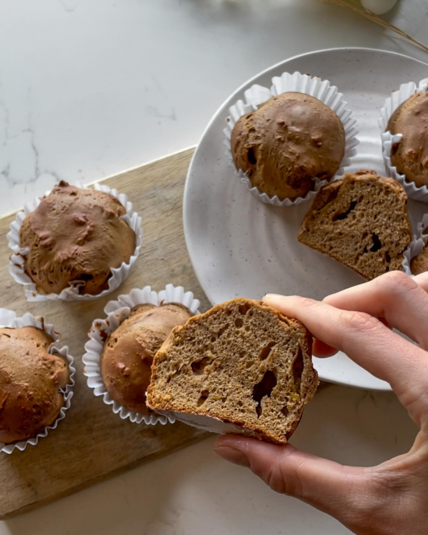 Fluffy Pumpkin Spice Protein Muffins for a High-Protein Halloween Treat