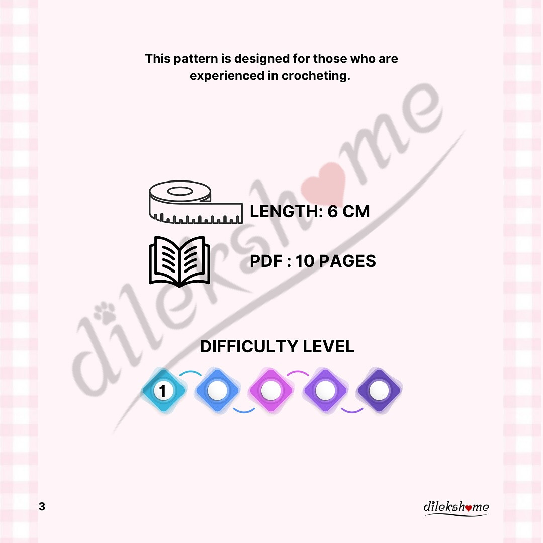 Free Crochet Mushroom Keychain Pattern by dilekshome