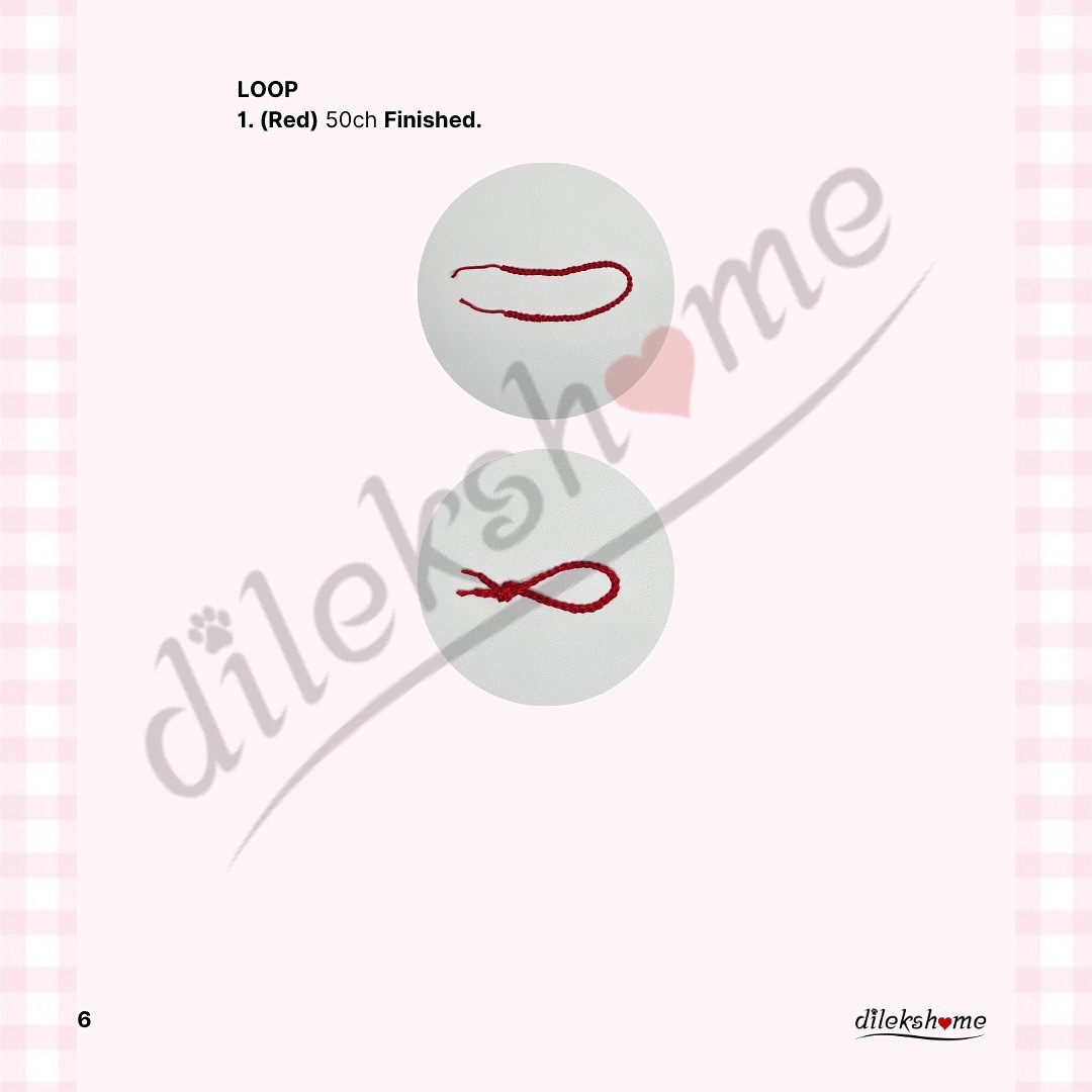 Free Crochet Mushroom Keychain Pattern by dilekshome