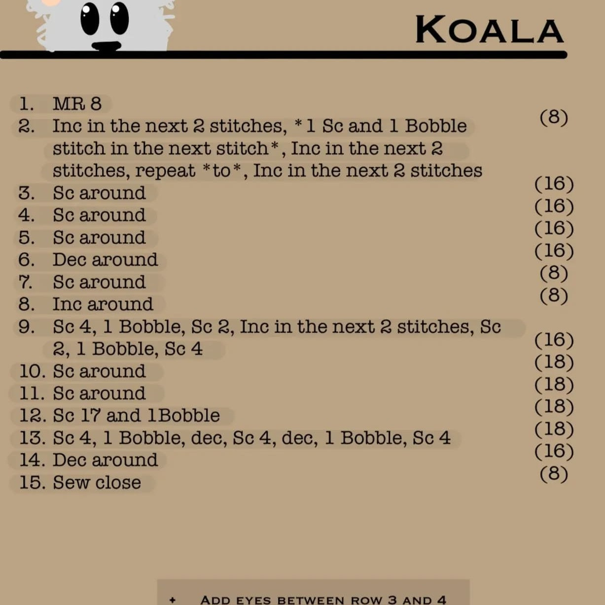 Free Crochet Pattern: Adorable 4-in-1 Animal Set