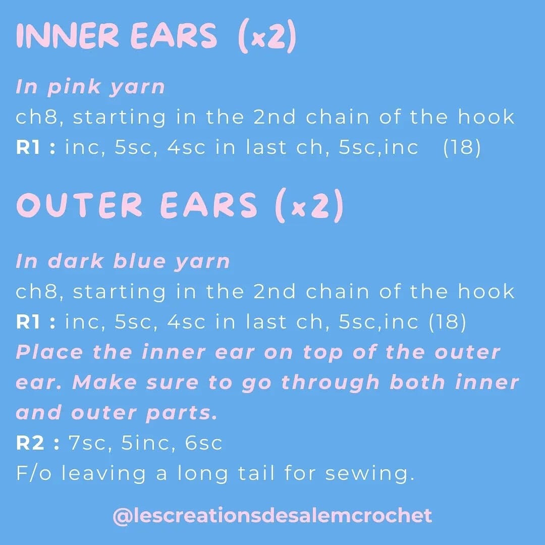 Free Crochet Pattern: Adorable Blue Creature Low-Sew Design