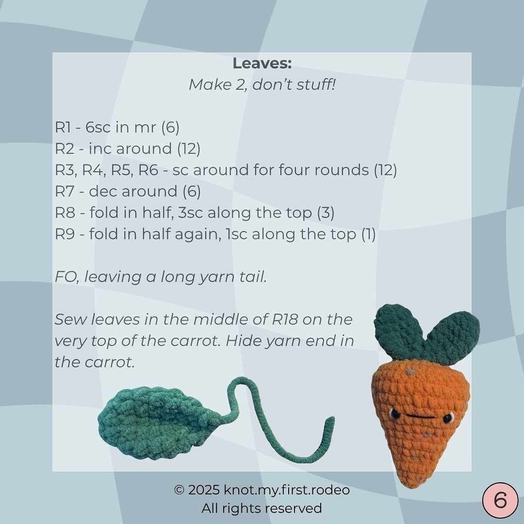 Free Crochet Pattern: Adorable Cody the Carrot Amigurumi