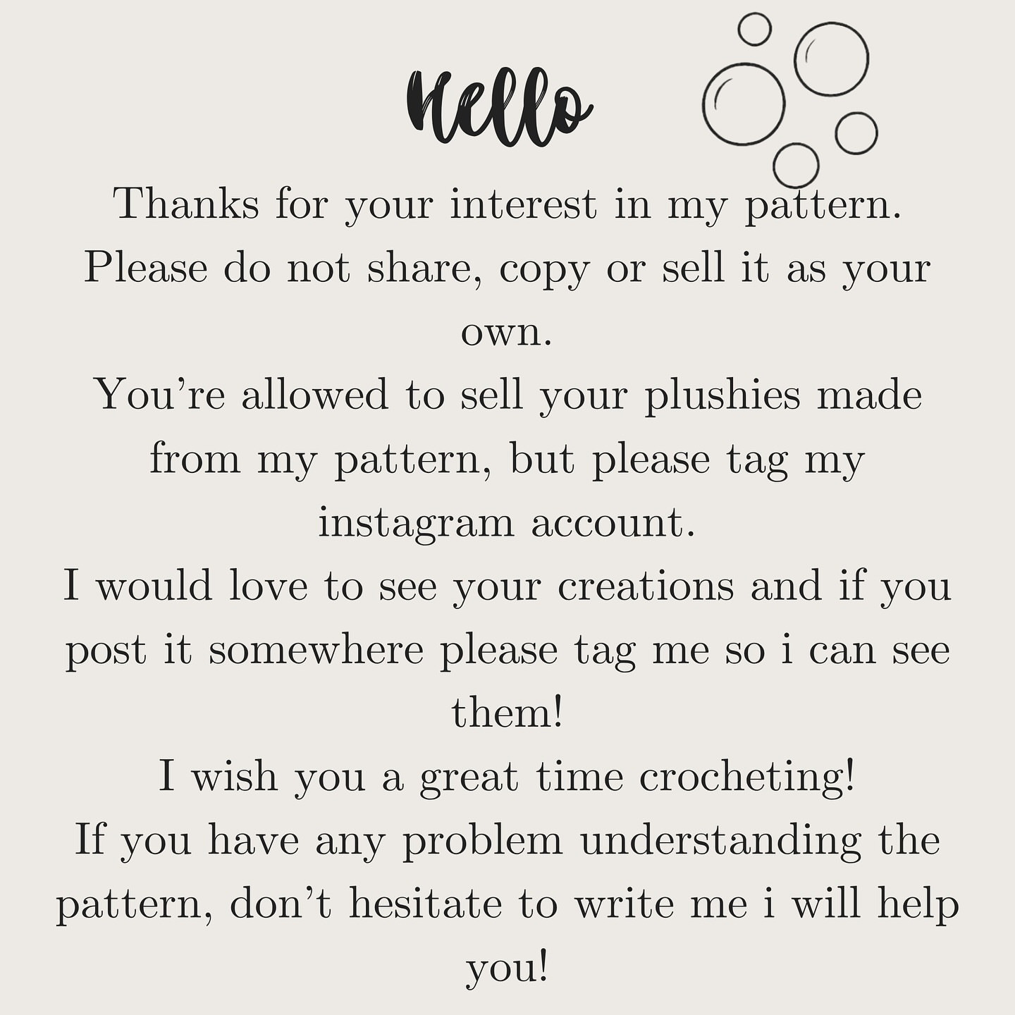 Free Crochet Pattern: Buttercup the Tiny Yellow Bear Girl