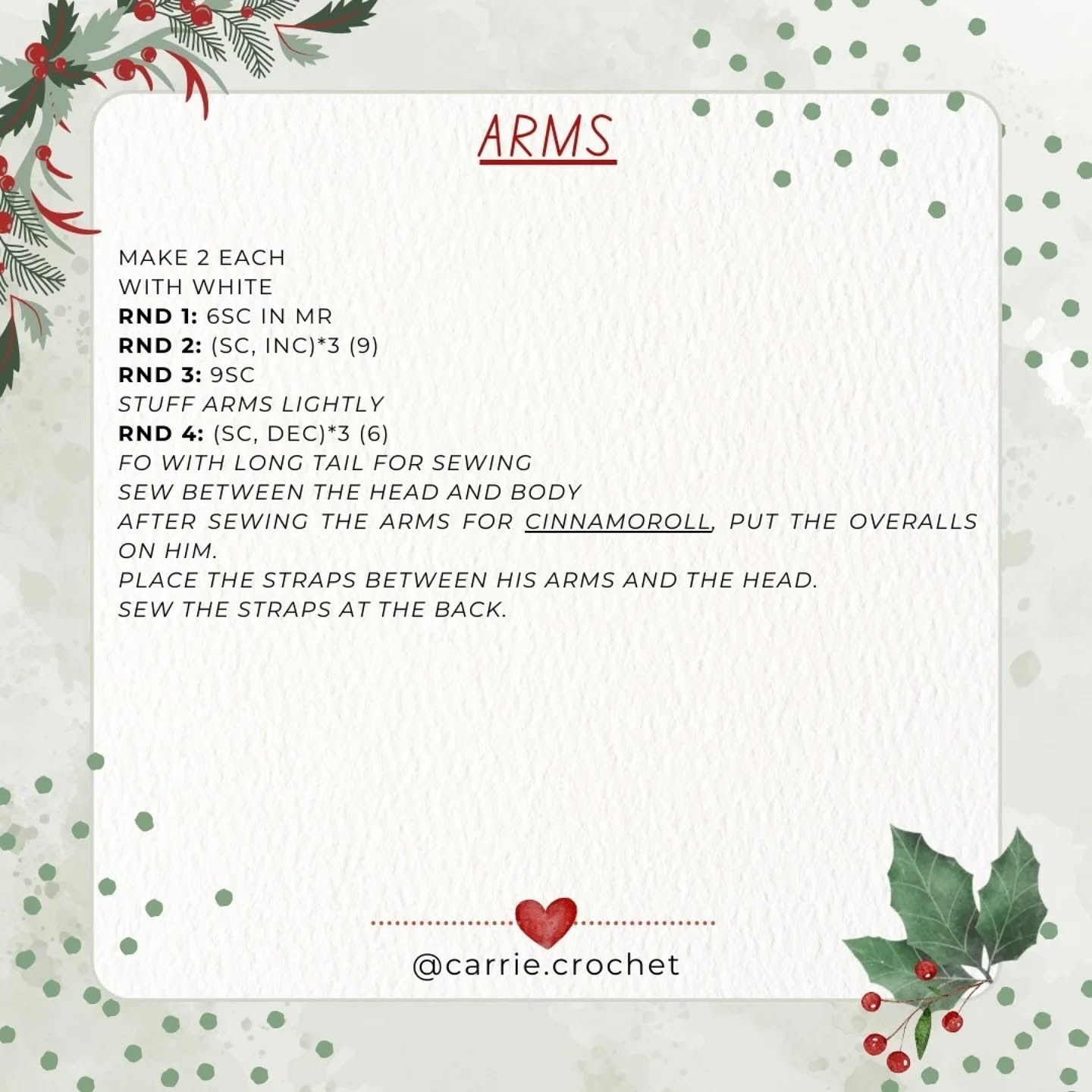 Free Crochet Pattern: Christmas Cat and Bunny Amigurumi