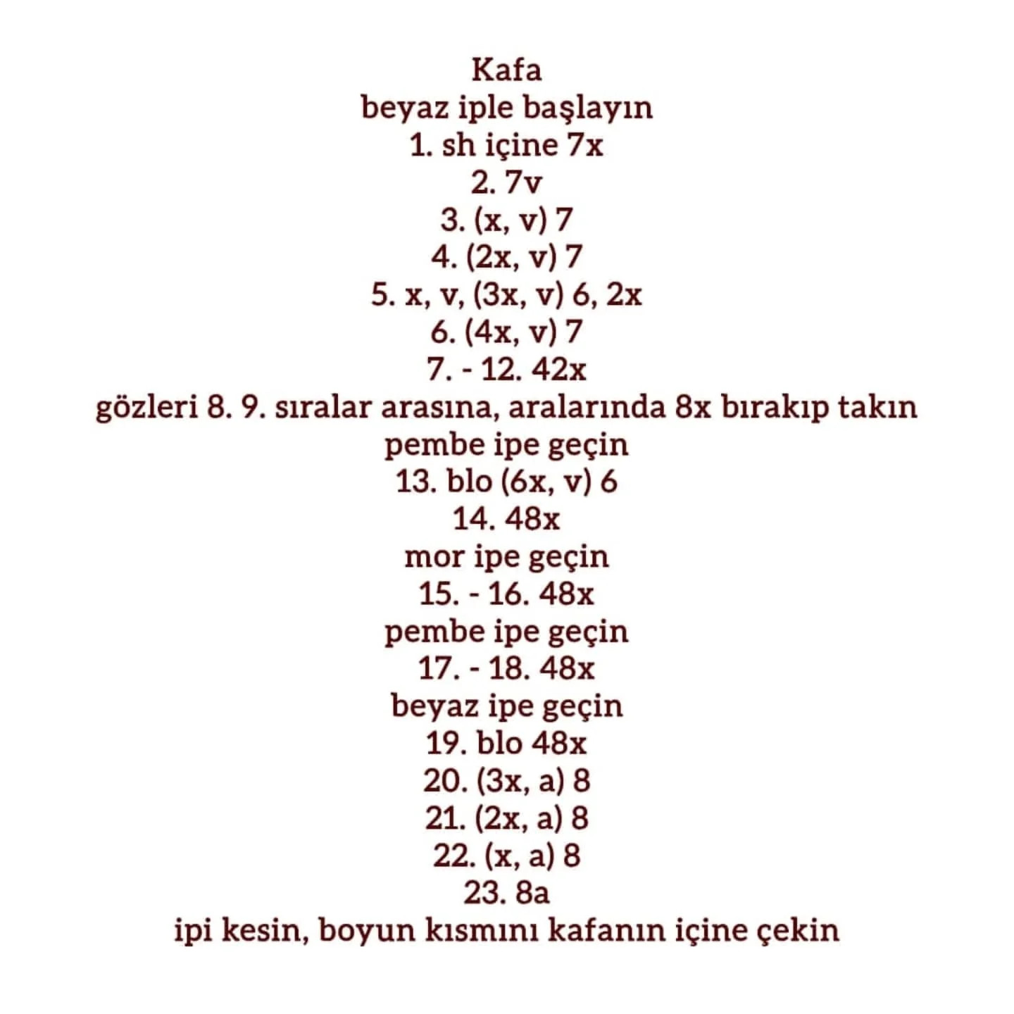 Free Crochet Pattern: Cute Amigurumi Bunny