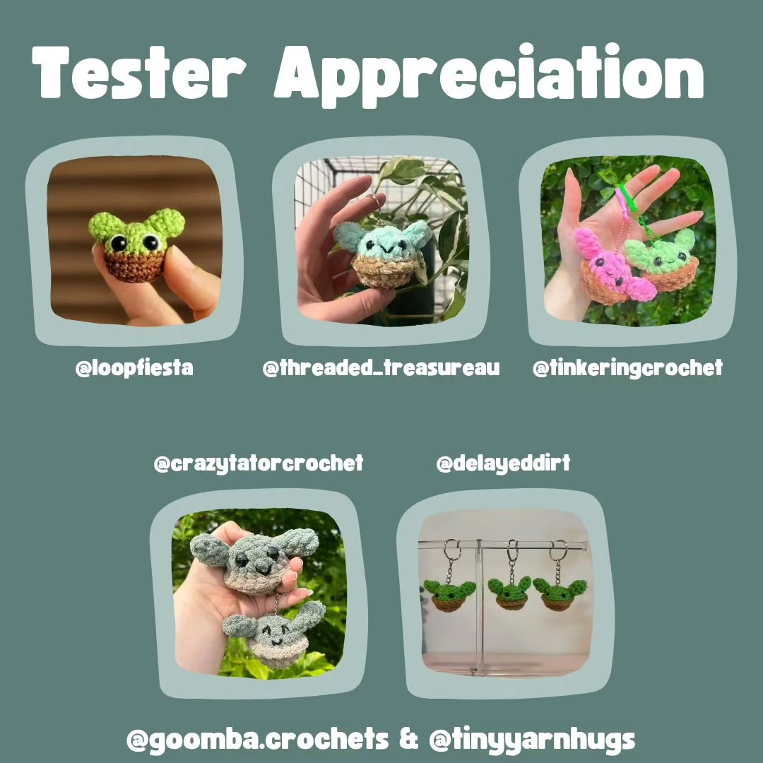 Free Crochet Pattern: Cute Baby Alien Keychain Tutorial