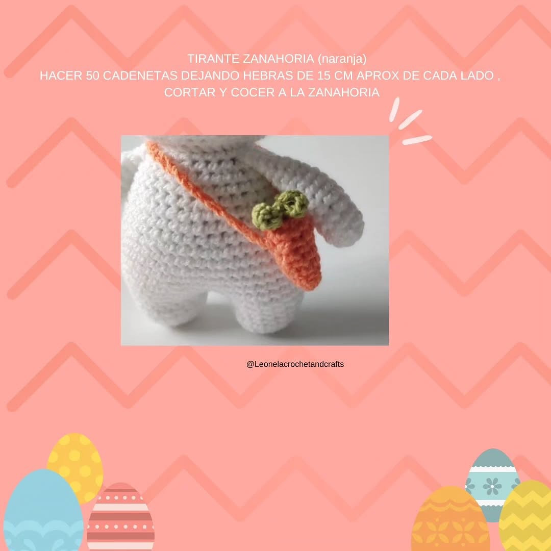 Free Crochet Pattern: Cute Bunny with Carrot Accessories