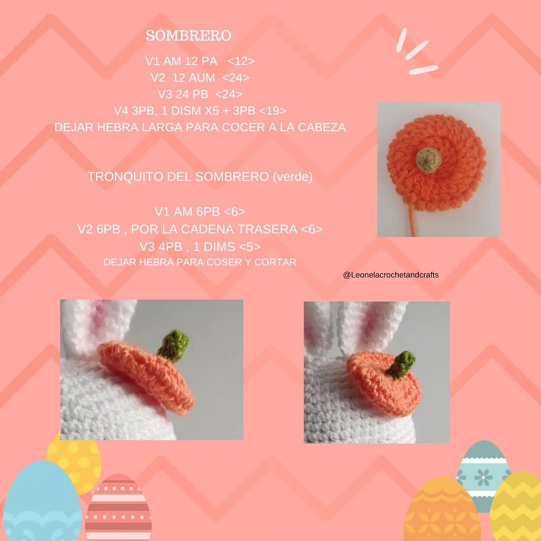 Free Crochet Pattern: Cute Bunny with Carrot Accessories