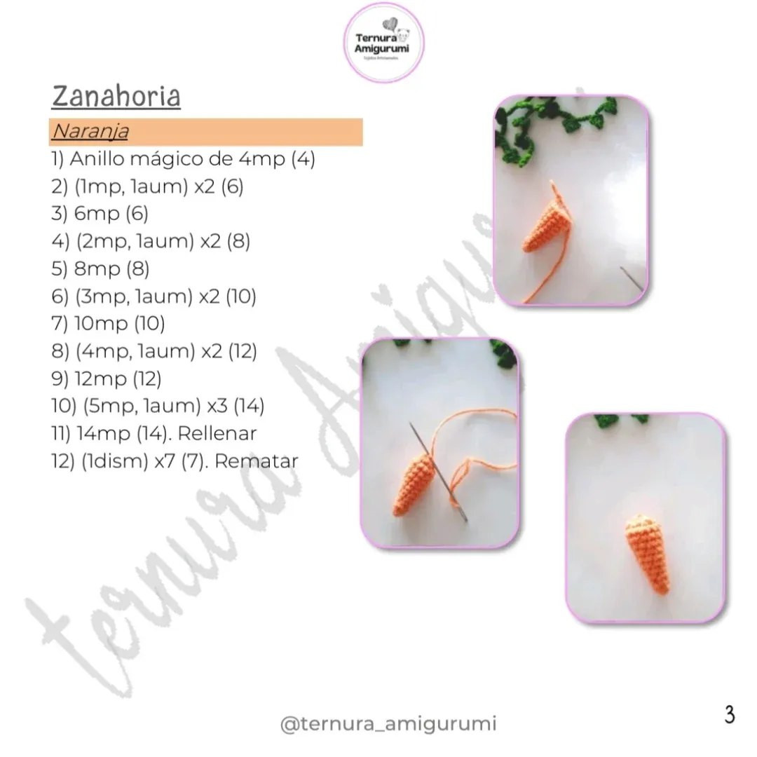 Free Crochet Pattern: Cute Carrot Amigurumi Tutorial