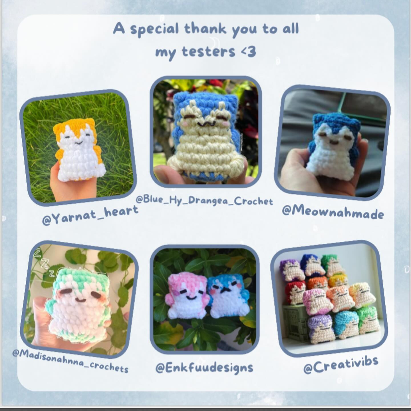 Free Crochet Pattern: Cute Snorlax Plush Toy Design