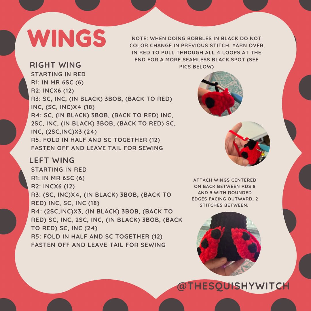 Free Crochet Pattern for Adorable Ladybug Spud Toy