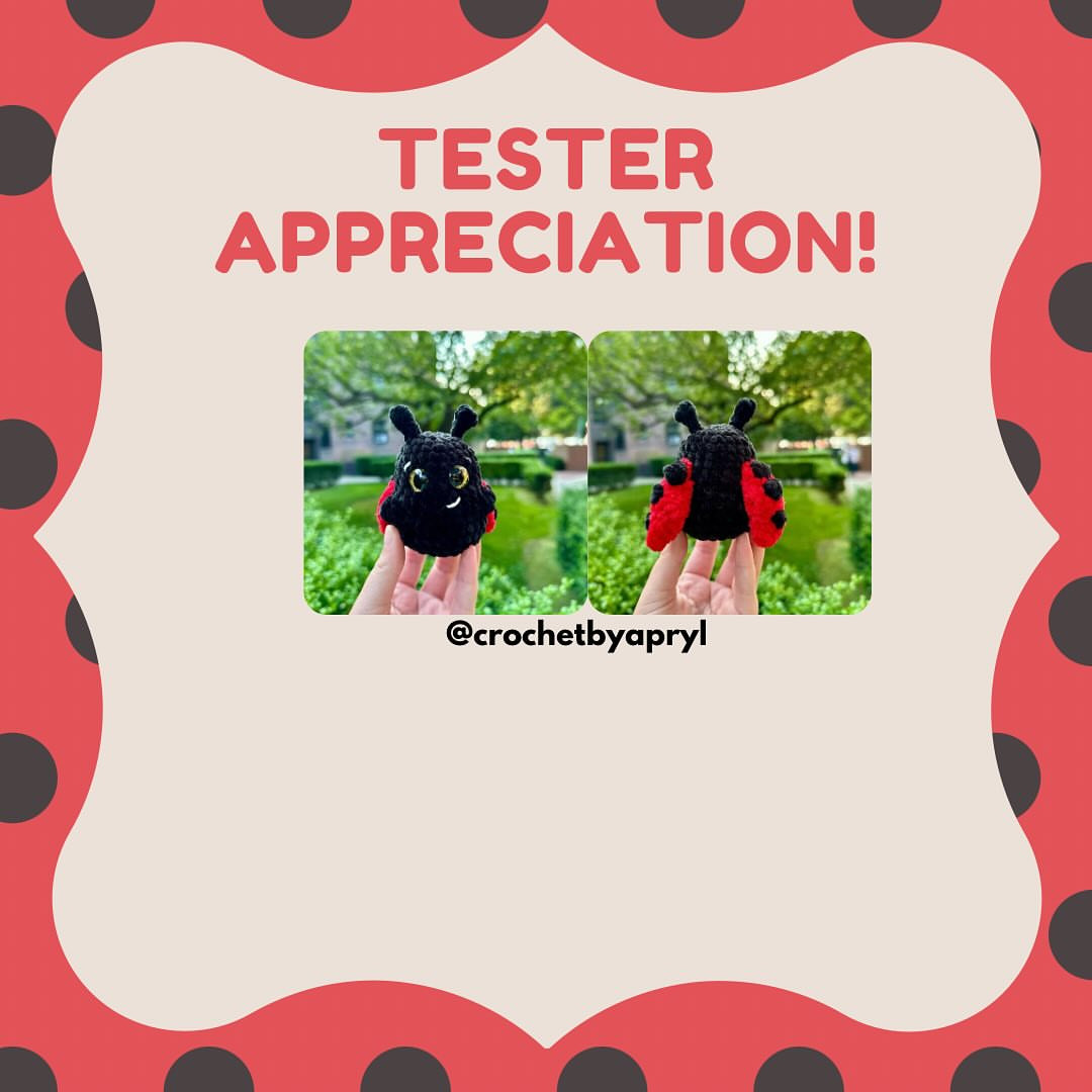 Free Crochet Pattern for Adorable Ladybug Spud Toy