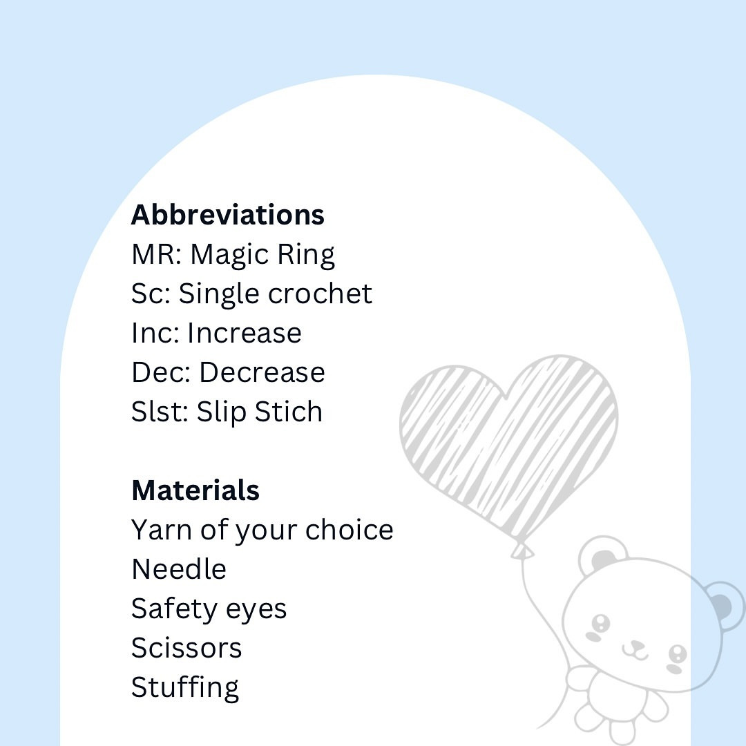 Free Crochet Pattern for Adorable Plush Bear