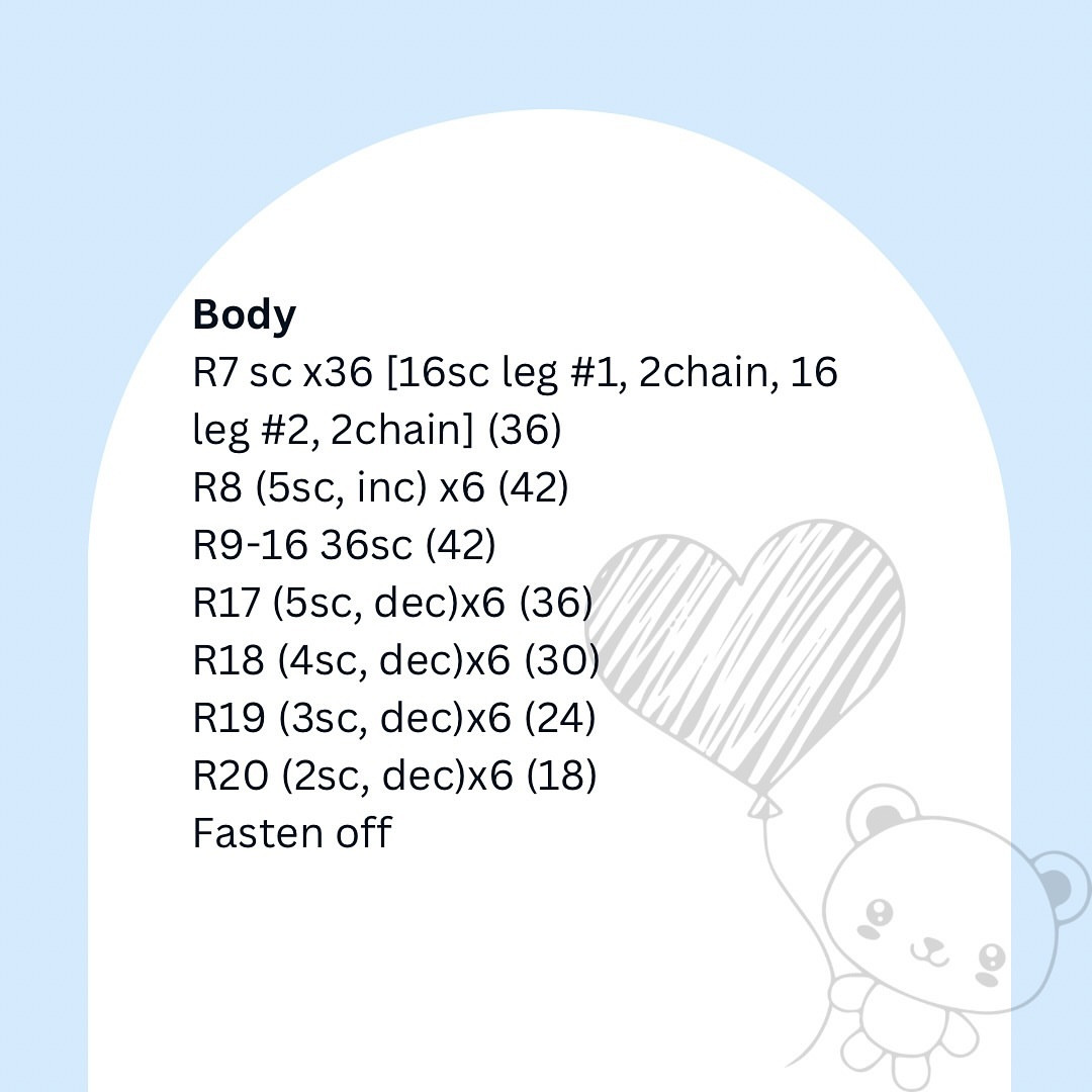 Free Crochet Pattern for Adorable Plush Bear