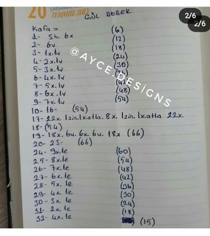 Free Crochet Pattern for Adorable Red Dress Doll