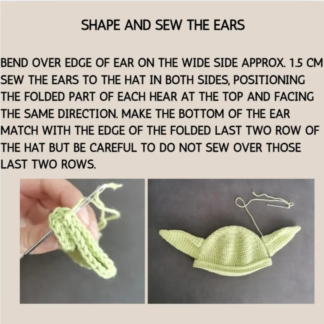 Free Crochet Pattern for Alien Baby Hat - Newborn Size