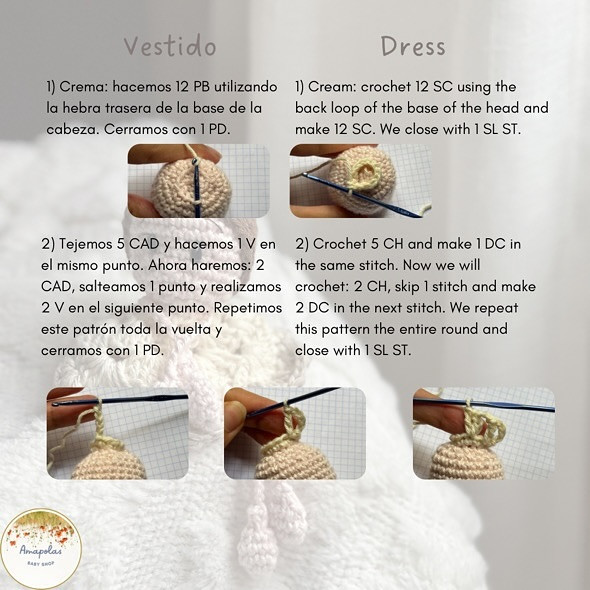 Free Crochet Pattern for Cute Amigurumi Doll