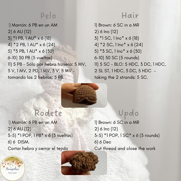 Free Crochet Pattern for Cute Amigurumi Doll