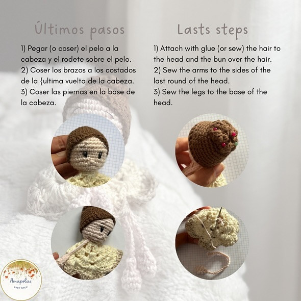 Free Crochet Pattern for Cute Amigurumi Doll