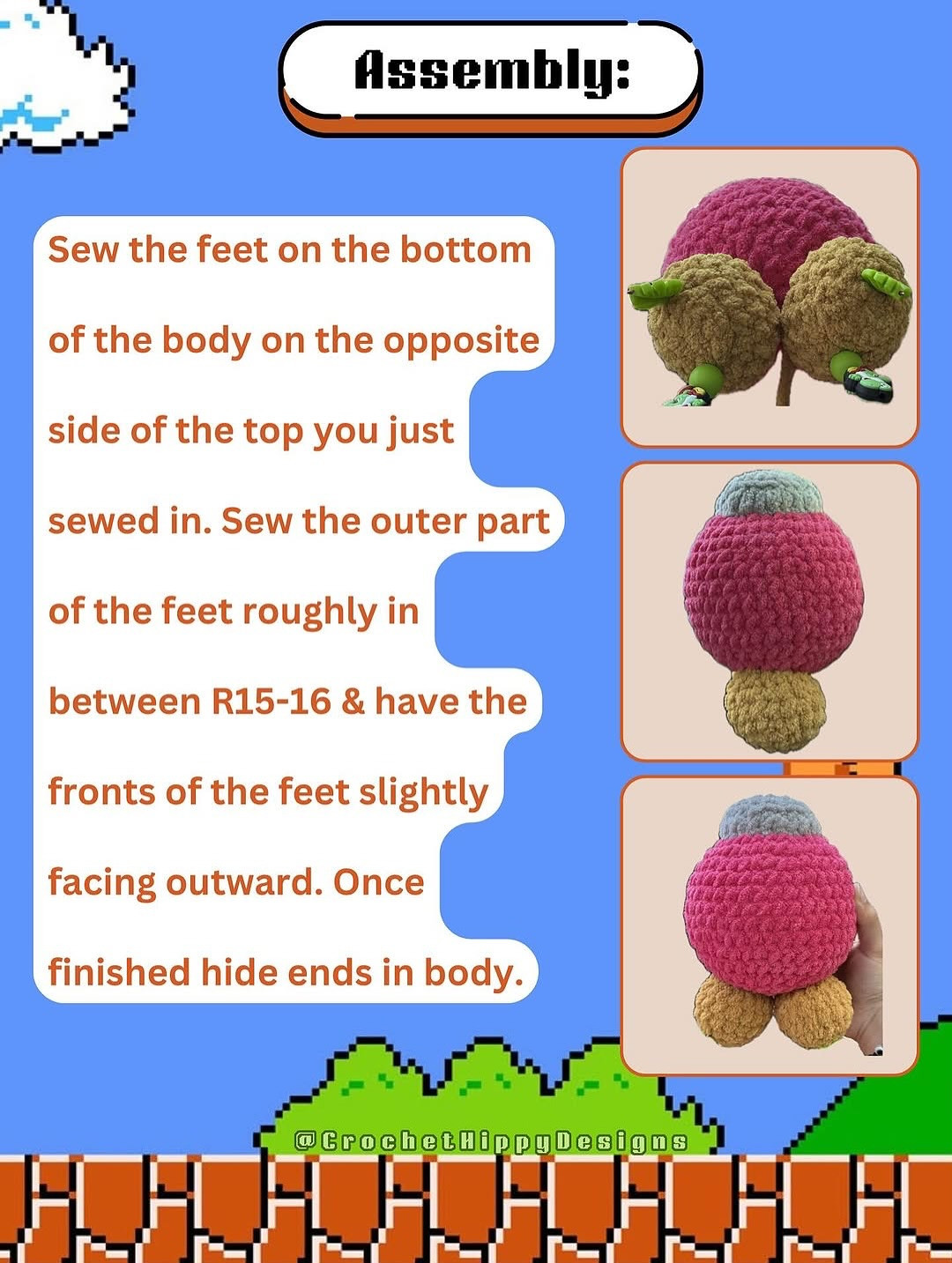 Free Crochet Pattern for Cute Boom Pals Amigurumi