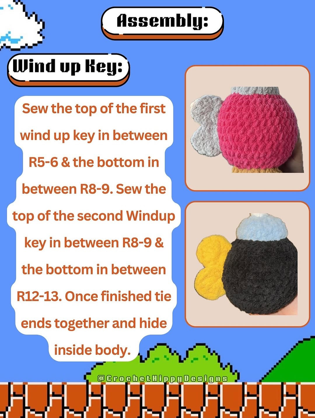 Free Crochet Pattern for Cute Boom Pals Amigurumi