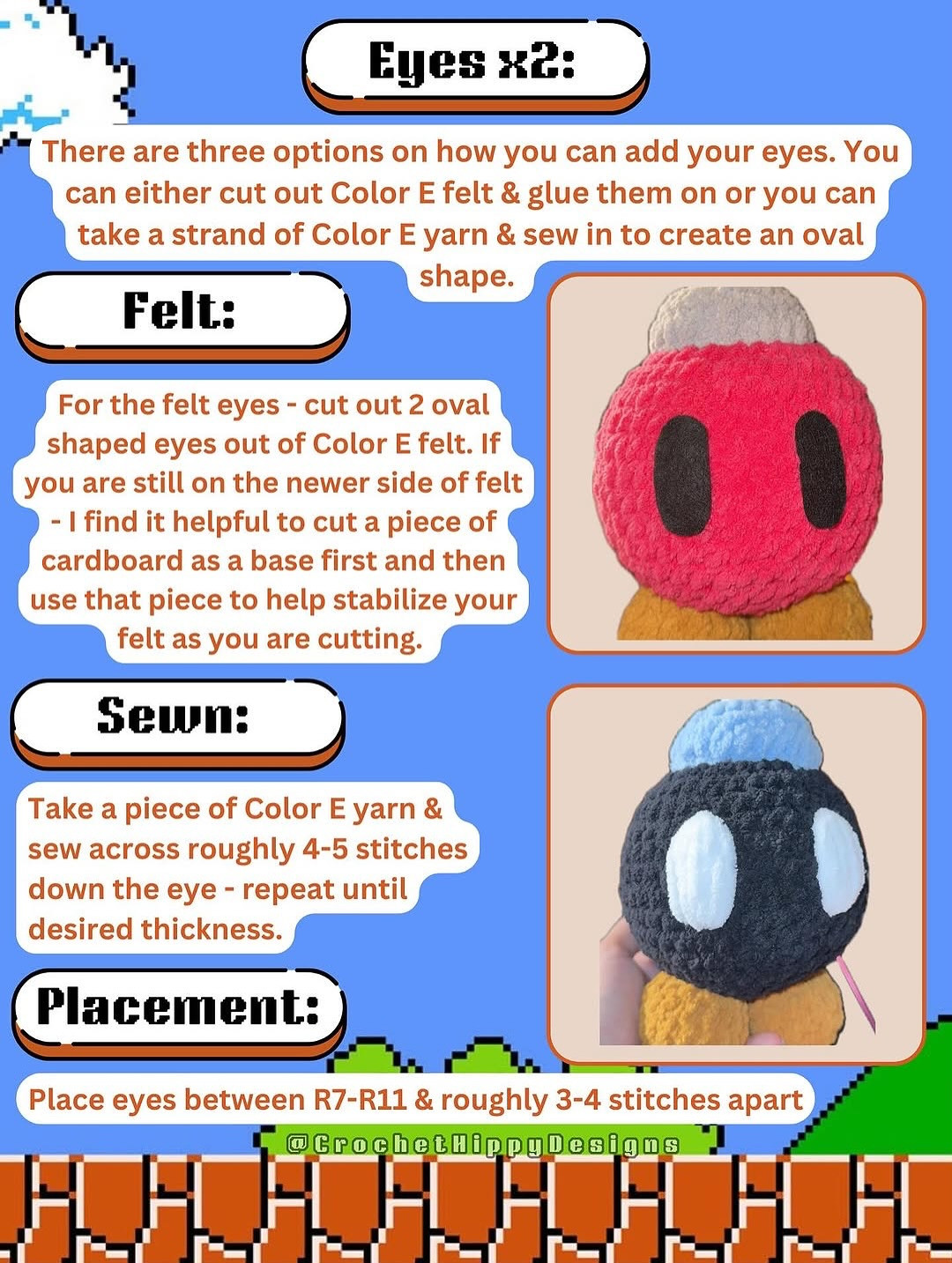 Free Crochet Pattern for Cute Boom Pals Amigurumi