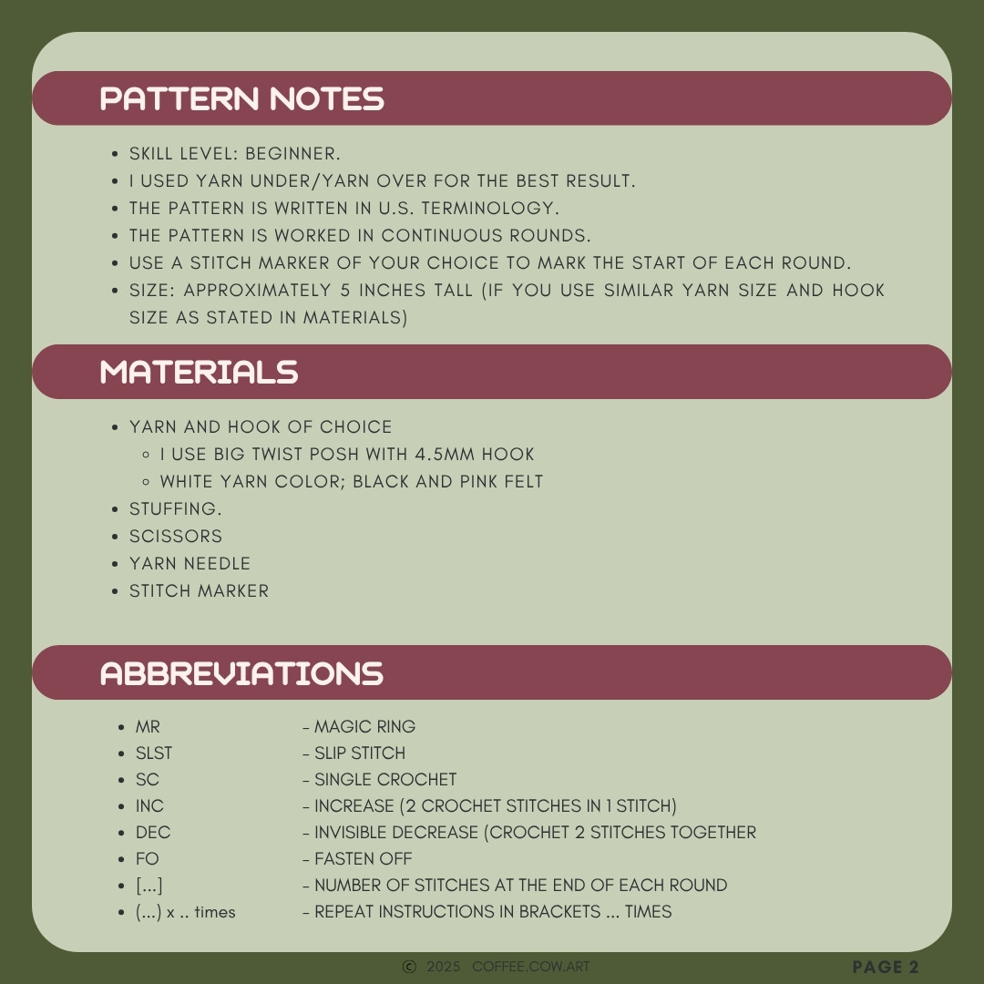 Free Crochet Pattern for Cute Fluffy Wara Wara Plushie