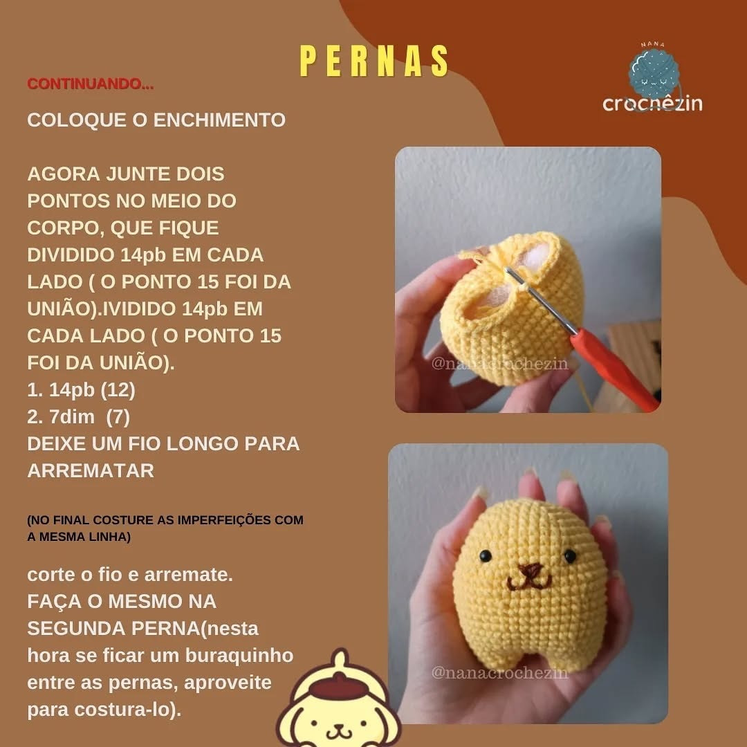Free Crochet Pattern for Cute Pompompurin Amigurumi