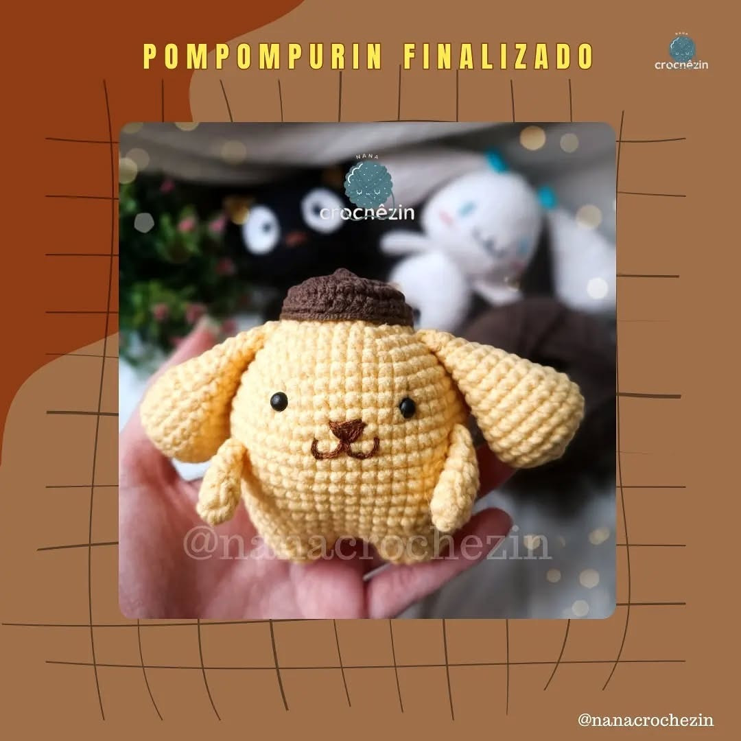 Free Crochet Pattern for Cute Pompompurin Amigurumi