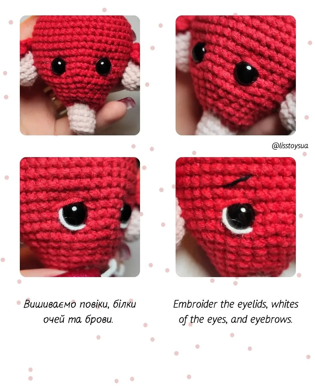 Free Crochet Pattern for Cute Uterus Toy