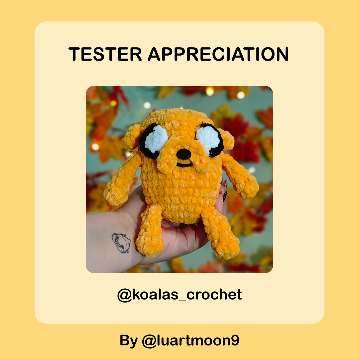 Free Crochet Pattern for Cute Yellow Dog Plushies