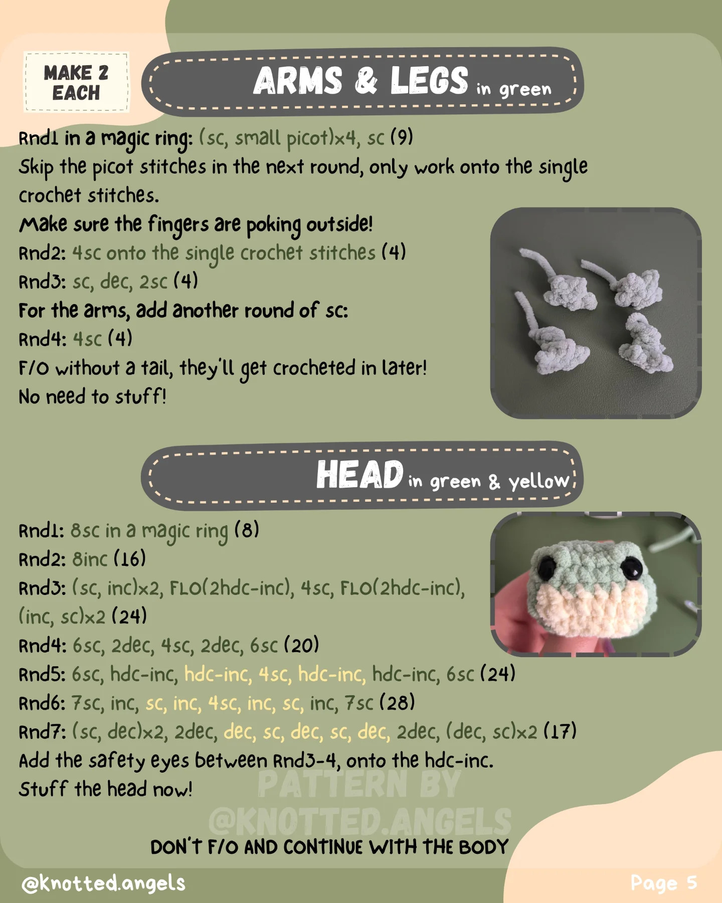 Free Crochet Pattern for Gloopi the Gecko No Sew Amigurumi