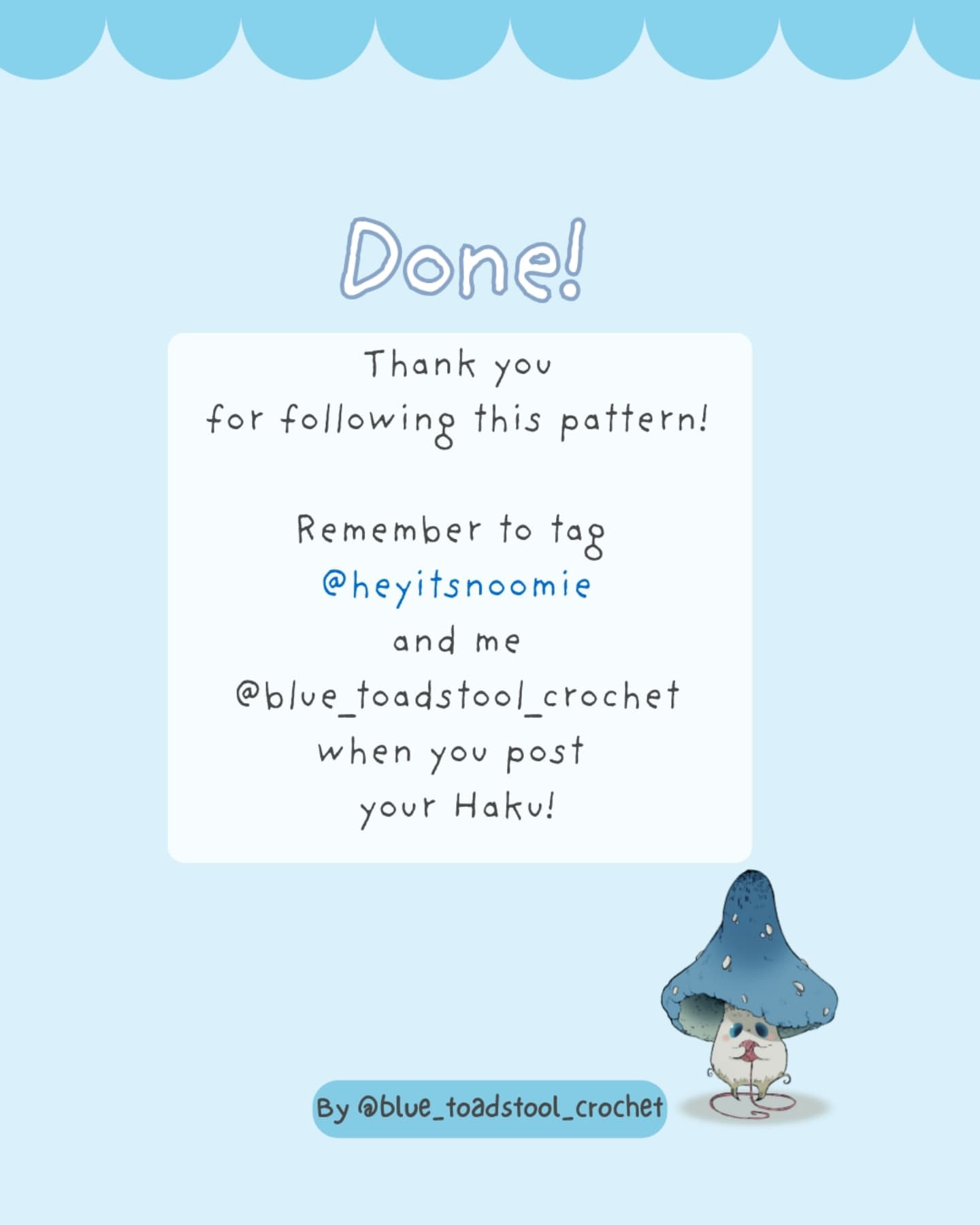 Free Crochet Pattern for Haku Chibi Body Mod Keychain