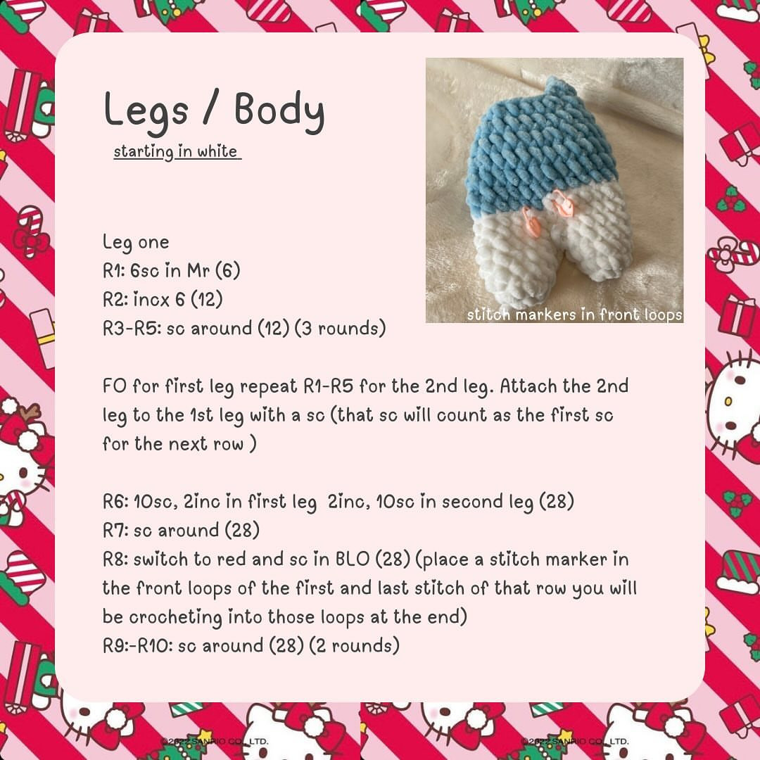 Free Crochet Pattern for Holiday Kitty Amigurumi Toy
