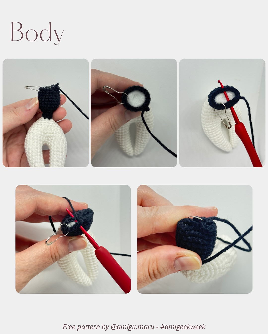 Free Crochet Pattern for Hornet from AmiGeekWeek