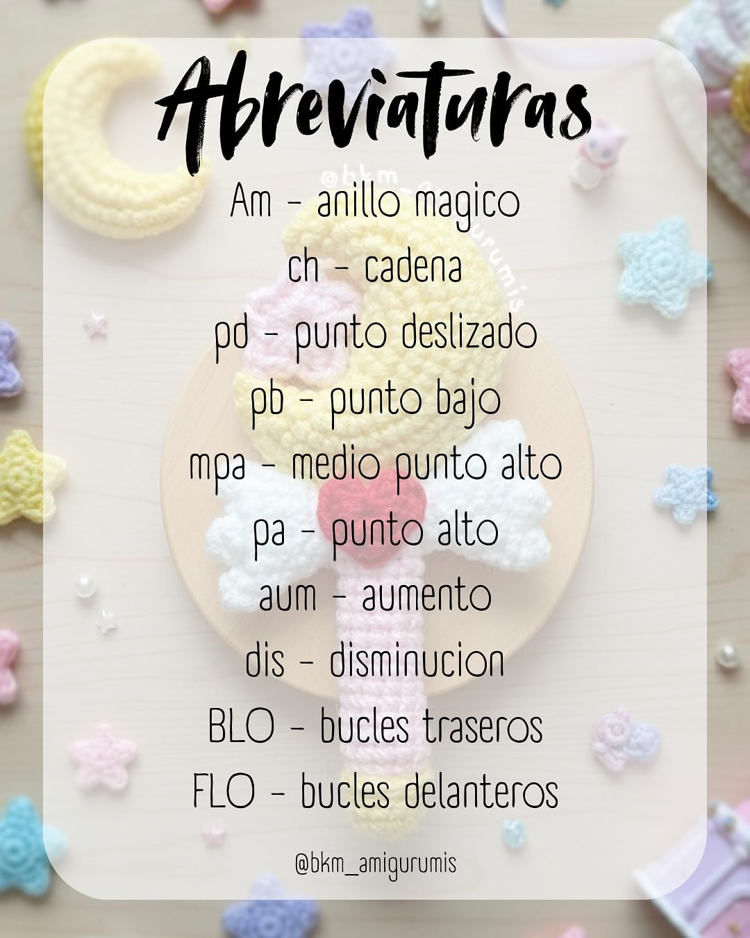 Free Crochet Pattern for Magical Moon Wand Amigurumi