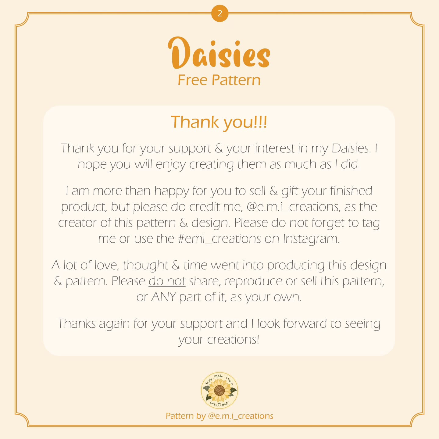 Free Crochet Pattern for No-Sew Daisies - Easy and Beautiful Design