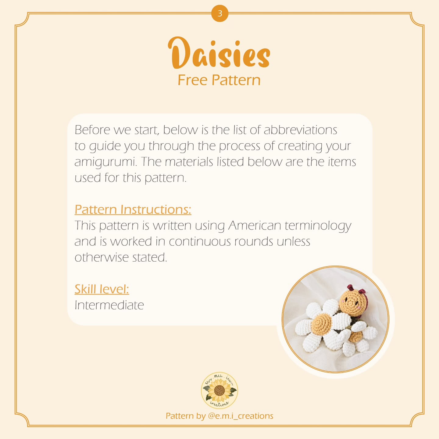 Free Crochet Pattern for No-Sew Daisies - Easy and Beautiful Design